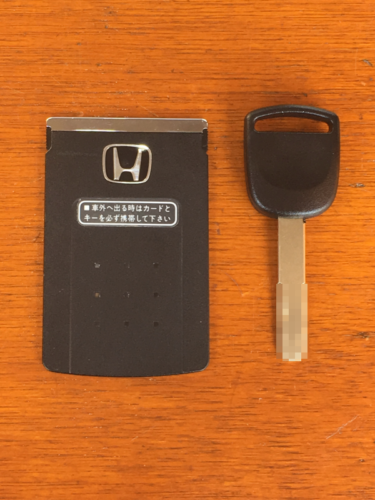 鍵紛失 ホンダライフのカードキー イモビライザーキー の車の鍵作製と登録 車の鍵 イモビライザー スマートキーは神奈川のハートロックまで